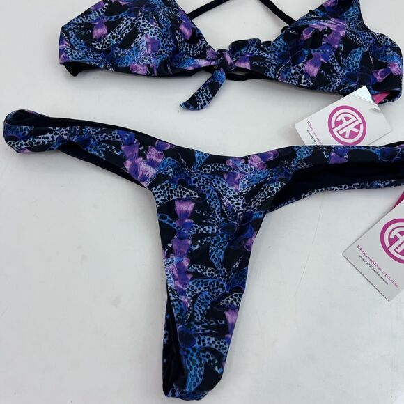 AKFit Swimwear two piece bikini Size XS/L - Picture 3 of 11